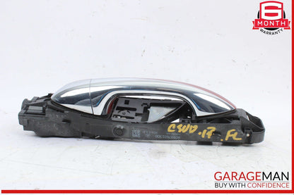 15-20 Mercedes W205 C300 Front Left Driver Side Exterior Door Handle Red OEM