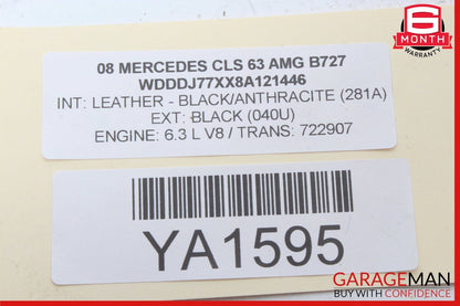 07-11 Mercedes W219 CLS63 AMG Fuel Pump Motor Control Module 0355400245 OEM