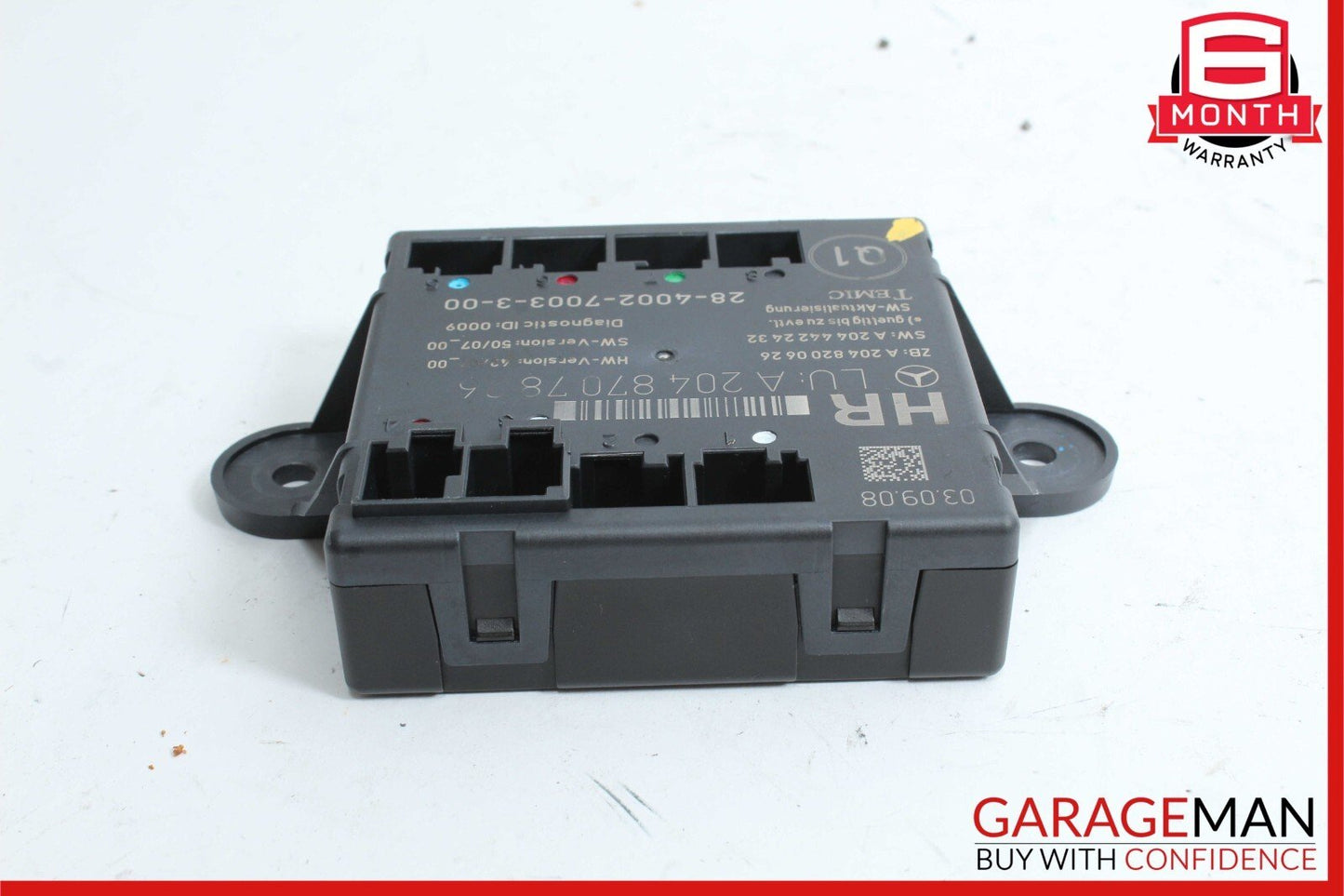 08-18 Mercedes W204 C300 C350 CLS500 Rear Right Side Door Control Module Unit