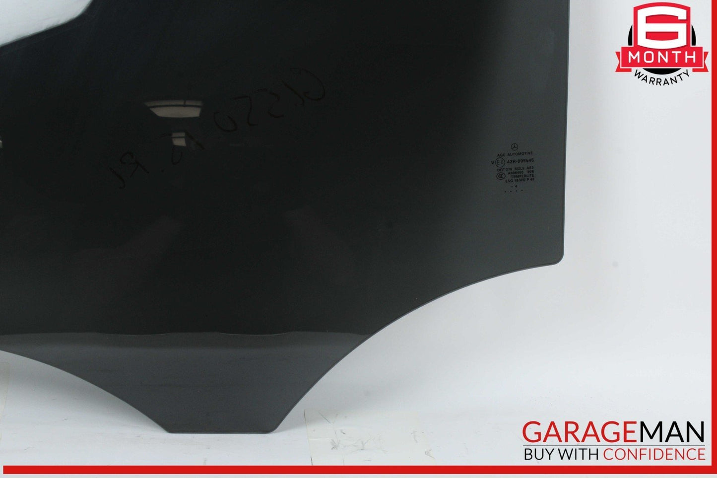 13-19 Mercedes X166 GL550 GLS550 Rear Left Driver Side Door Window Glass OEM