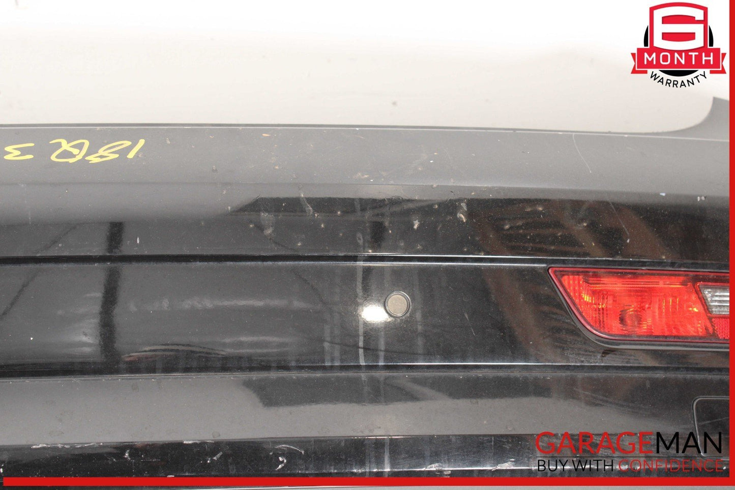 16-18 Audi Q3 Rear Bumper Cover w/ Parking PDC Sensors Black OEM