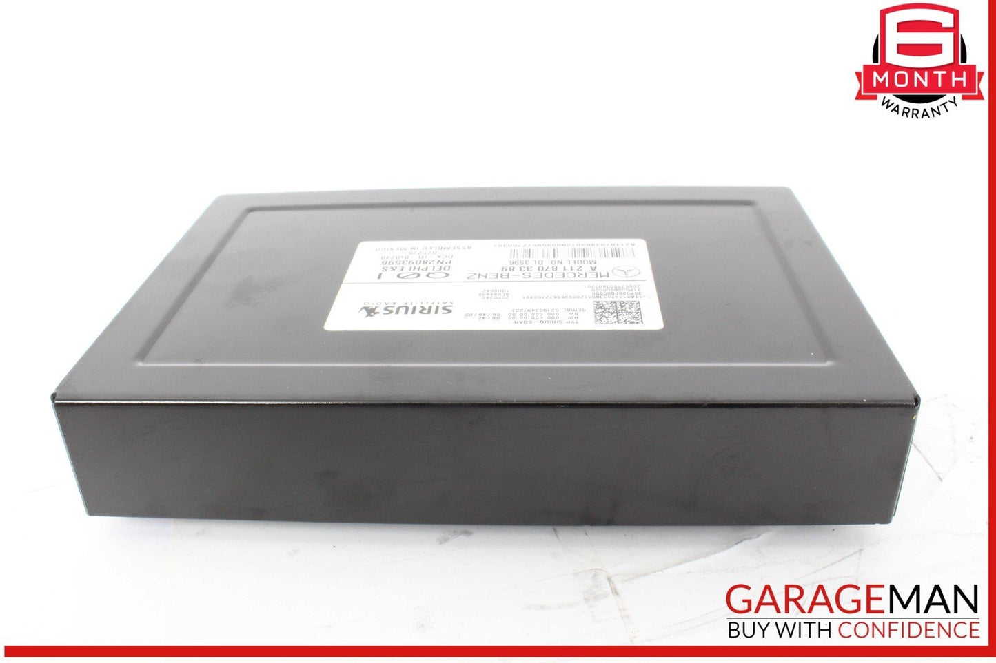 03-09 Mercedes X164 GL550 ML350 Sirius Satellite Radio Receiver 2118703389 OEM