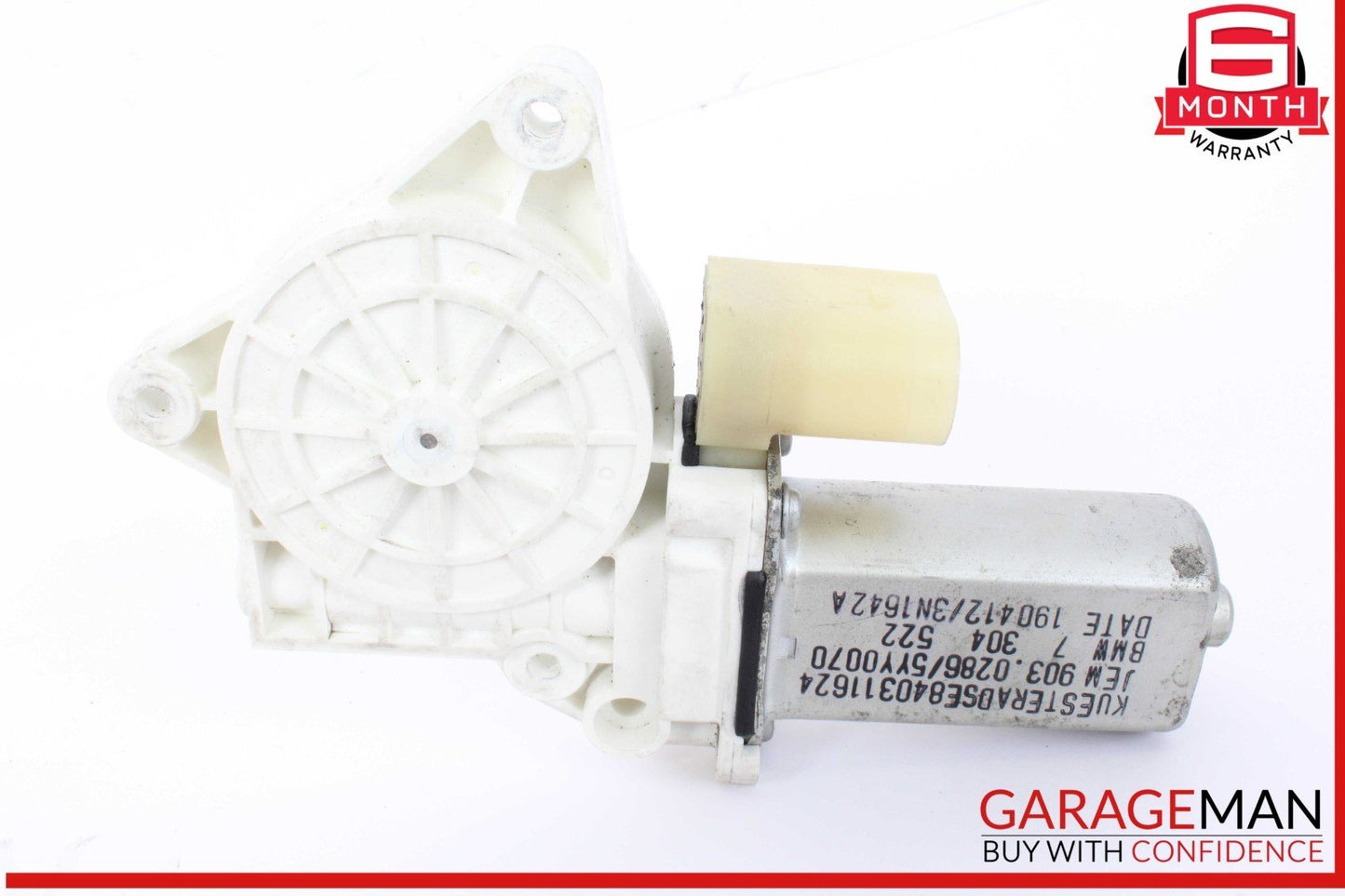 12-18 BMW 640i 650i Rear Right Passenger Side Window Regulator Motor 7304522