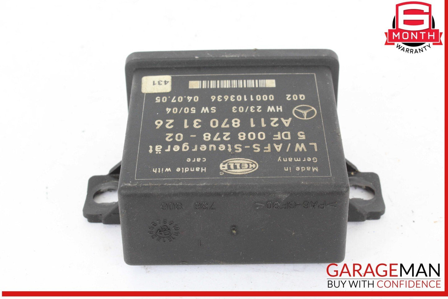 06-10 Mercedes W219 CLS63 AMG Headlight Head Light Lamp Control Module Unit OEM