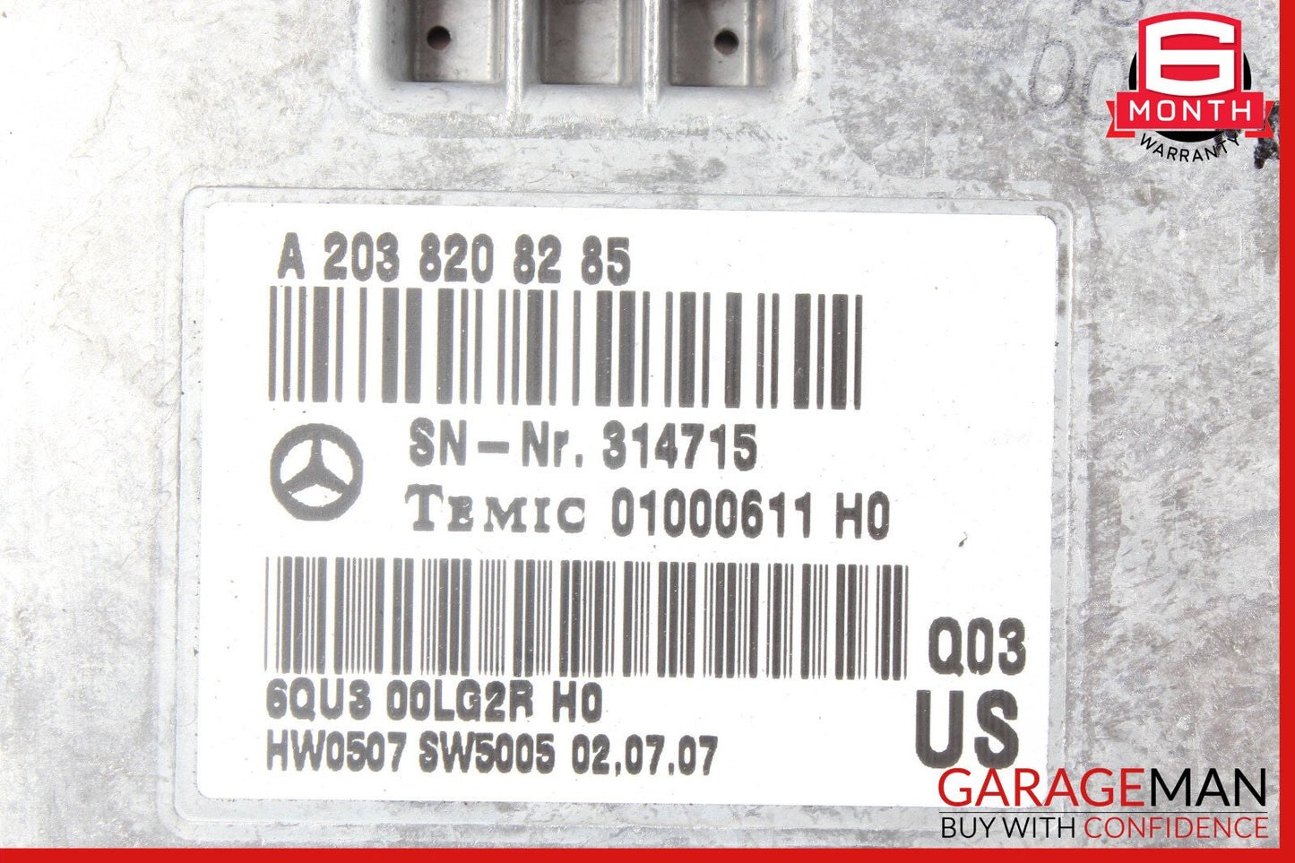 07-13 Mercedes E350 GL450 E320 Voice Language Communication Control Module