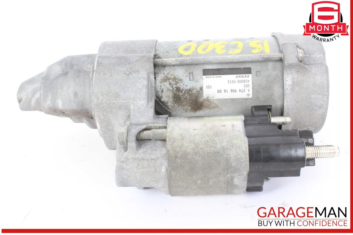 15-18 Mercedes W205 C300 GLC300 M274 Engine Starter Motor 2749061600 OEM