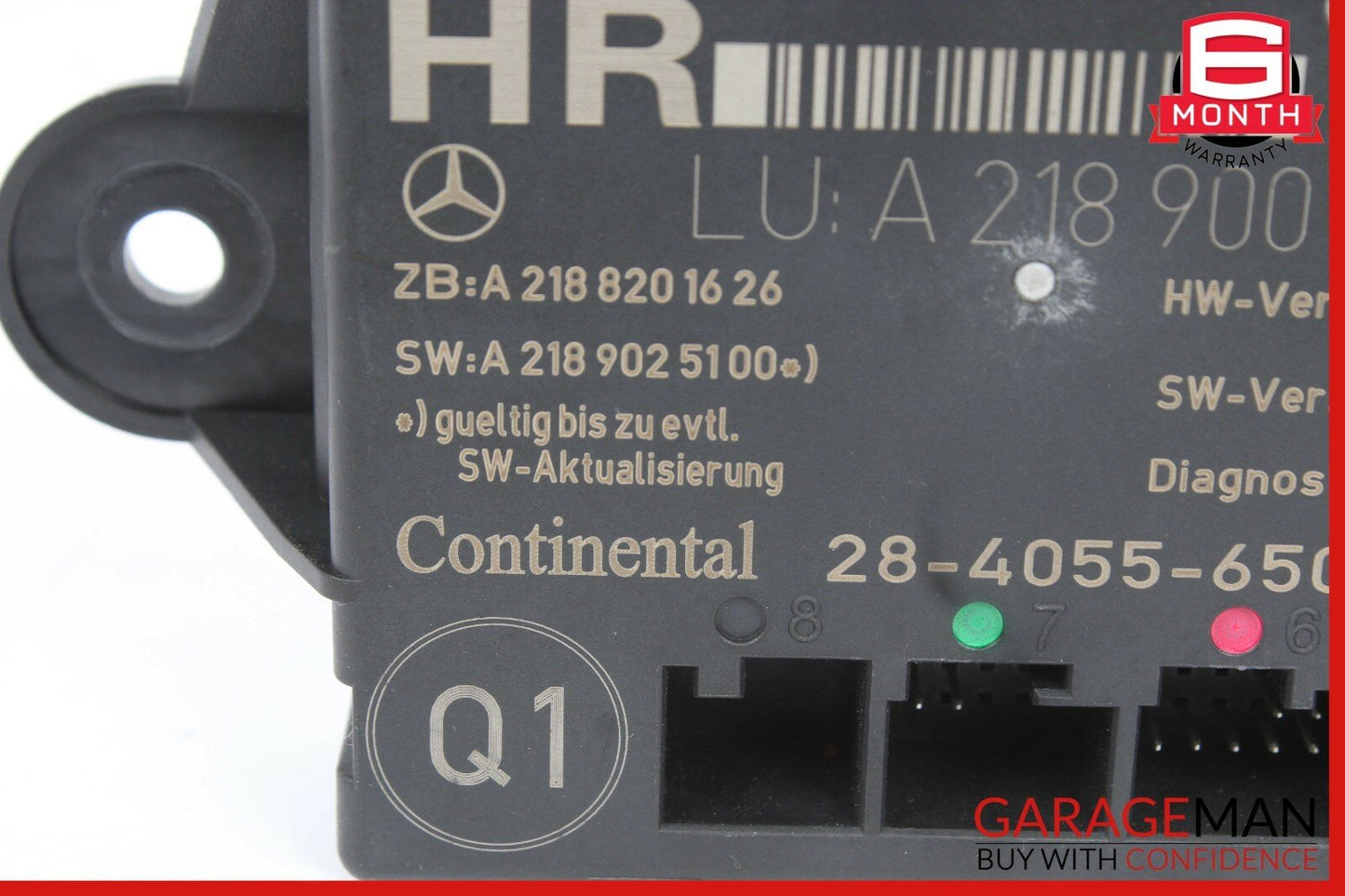 08-15 Mercedes W204 C250 C350 Rear Right Passenger Side Door Control Module OEM