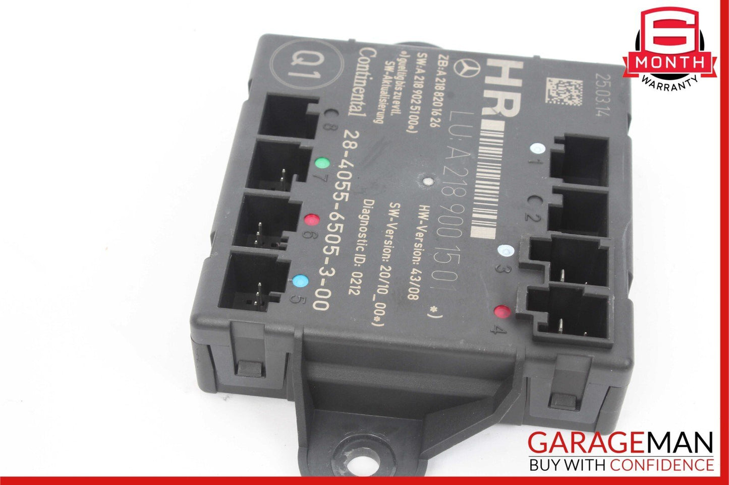 08-14 Mercedes W204 C300 C350 Front Right Door Control Module 2189001501 OEM