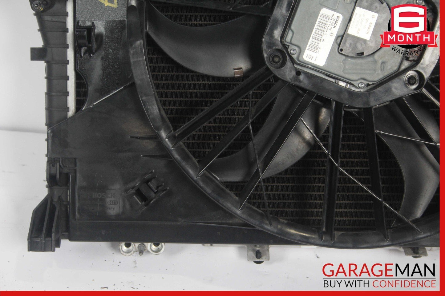 03-09 Mercedes E350 CLS500 Engine Motor Cooling Fan Radiator A/C  Condenser Assy
