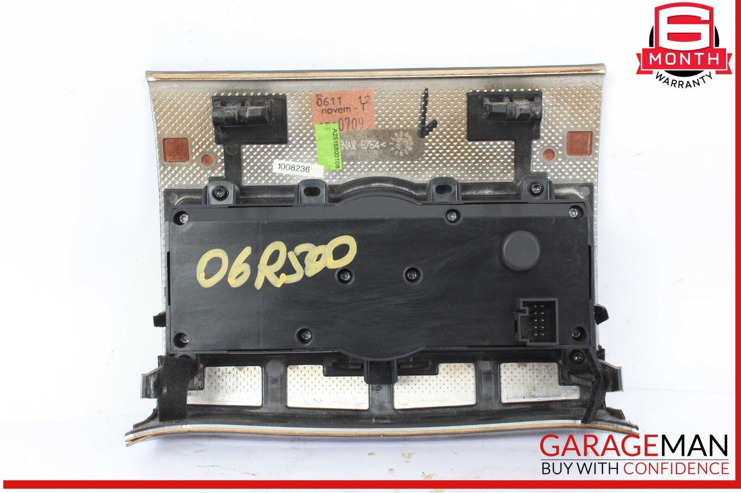 06-08 Mercedes W251 R500 4MATIC R320 R350 Rear AC A/C Temperature Control Switch