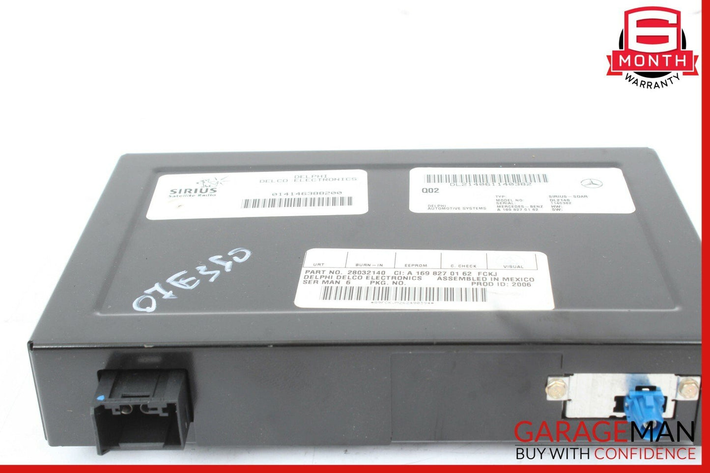 03-08 Mercedes W211 E350 GL450 Sirius Satellite Radio Receiver 1698270162 OEM