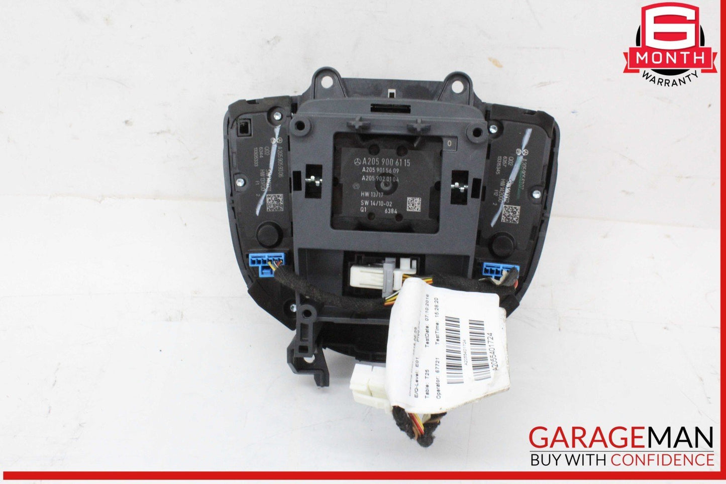 15-20 Mercedes W205 C300 Center Console Multi Function Switch Control OEM