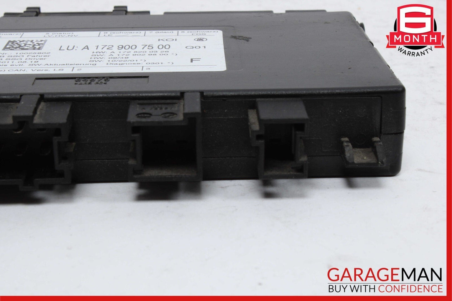 08-18 Mercedes W204 C250 E350 Seat Control Module Front Left Driver Side OEM
