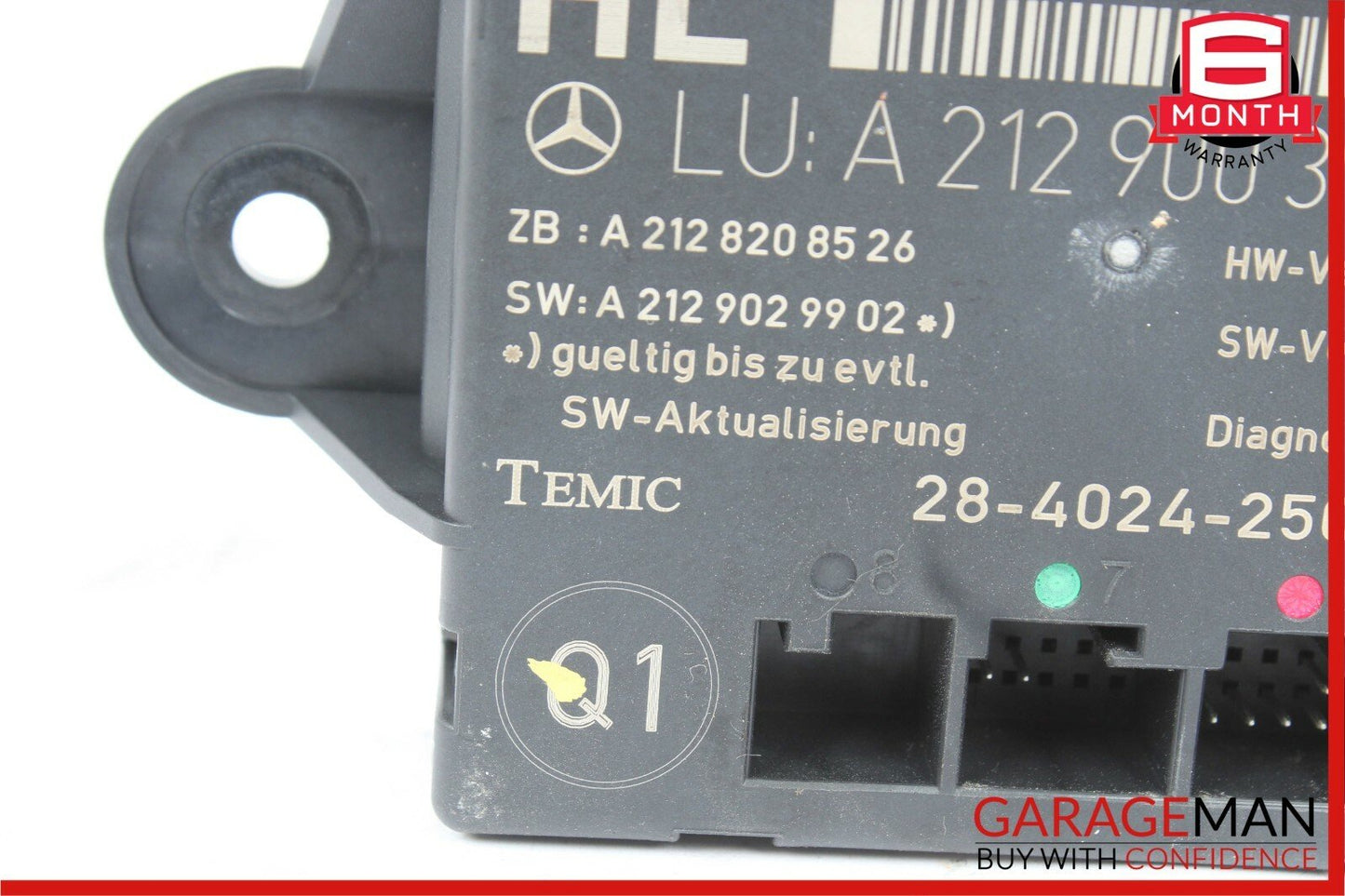 08-14 Mercedes W204 C250 C300 Rear Left Side Door Control Module Unit