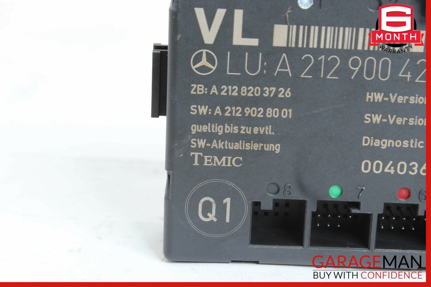 08-14 Mercedes W207 E350 Front Left Driver Side Door Control Module OEM