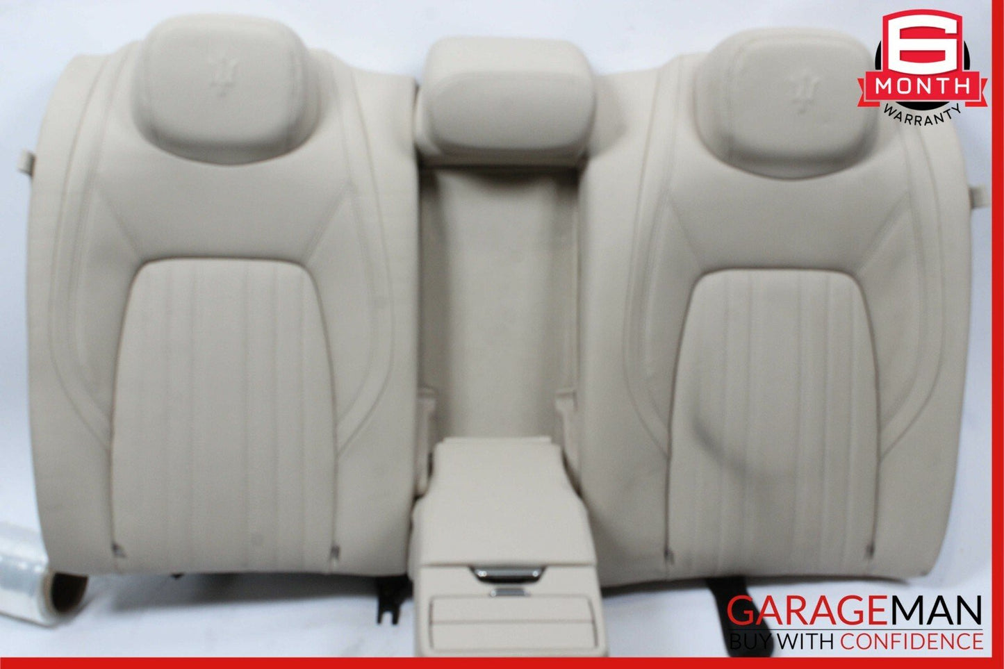 14-17 Maserati Ghibli Rear Left & Right Top Upper Seat Cushion Cover Assembly