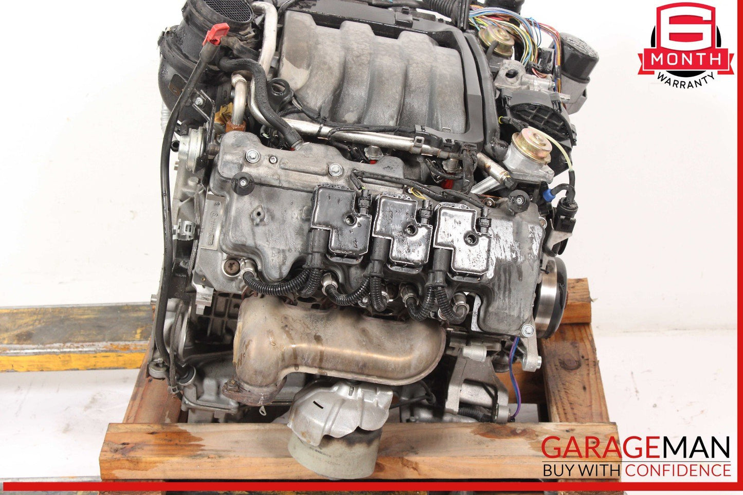 01-05 Mercedes W203 C240 RWD M112 2.6L V6 Engine Motor Block Assy OEM