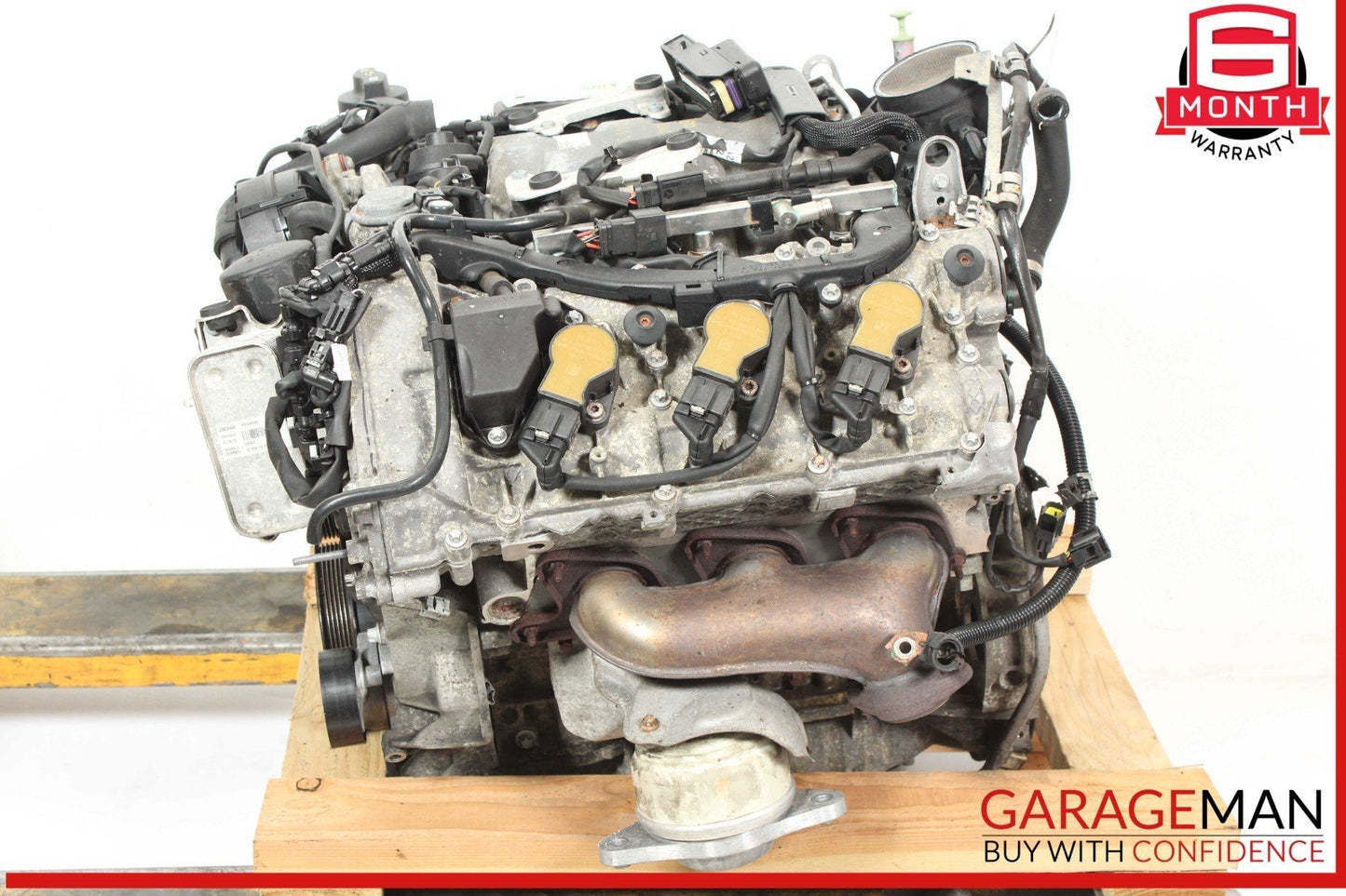 10-11 Mercedes W212 E350 4Matic AWD 3.5L V6 Engine Motor Block Assembly 111k