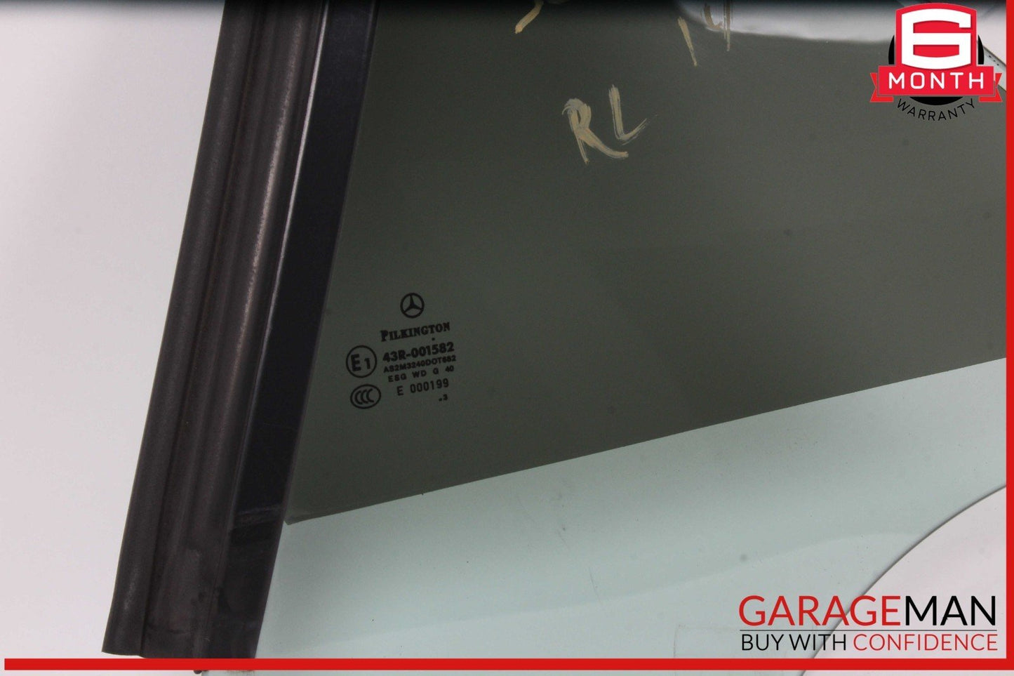 12-20 Mercedes R172 SLK250 SLK350 Rear Left Driver Side Quarter Window Glass OEM