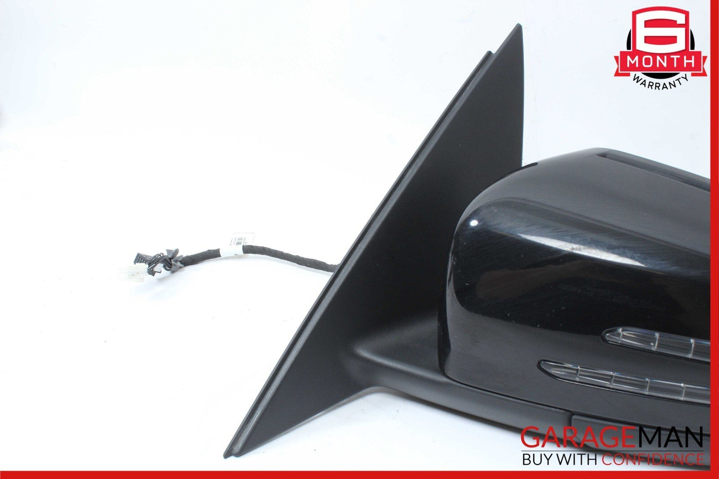 12-14 Mercedes W204 C300 Sedan Left Driver Side Rear View Door Mirror Black OEM