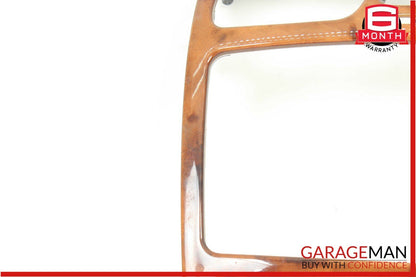 03-04 Mercedes W209 CLK55 AMG CLK500 Center Console Trim Cover Bezel Wood OEM