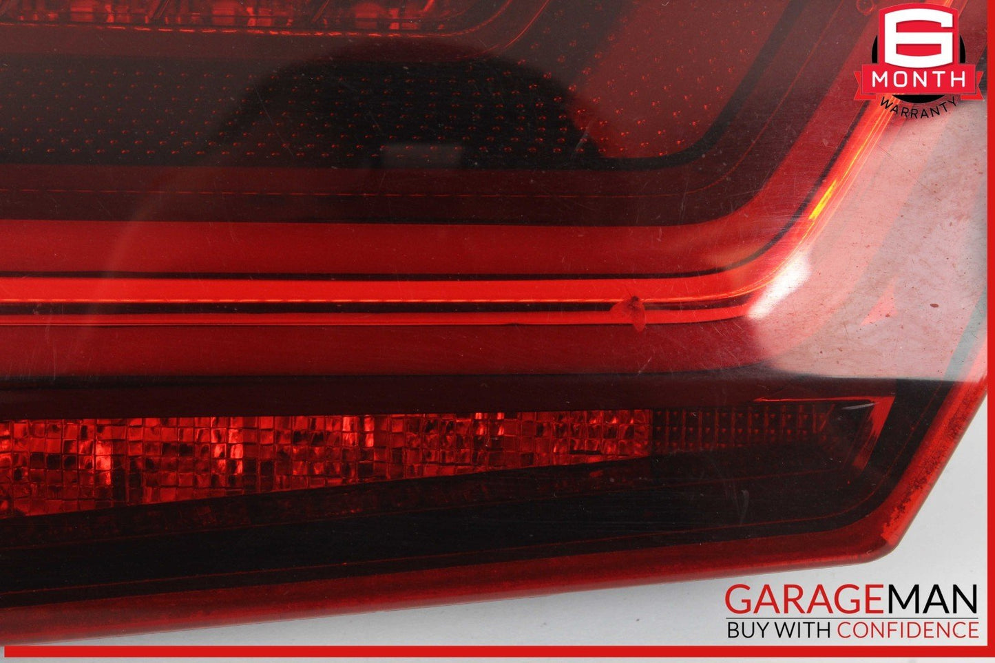 16-18 Audi A6 Rear Left Driver Side Inner Tail Light LED Lamp 4G9945567B OEM