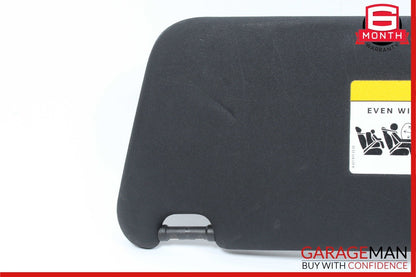 08-14 Mercedes W204 C250 C300 Front Right Passenger Sunvisor Sun Visor Black
