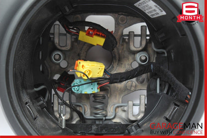 11-14 Porsche Cayenne 958 S Multifunction Steering Wheel Assembly Black OEM