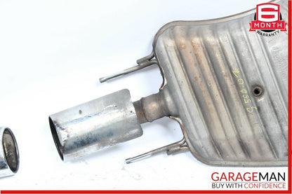 07-09 Mercedes W221 S450 S550 S600 AMG Sport Rear Exhaust Muffler Tip Tips Set