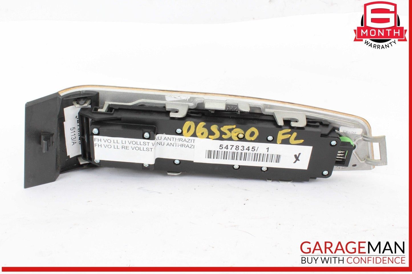 03-06 Mercedes W220 S500 S55 AMG Left Side Master Window Switch Trim Wood OEM