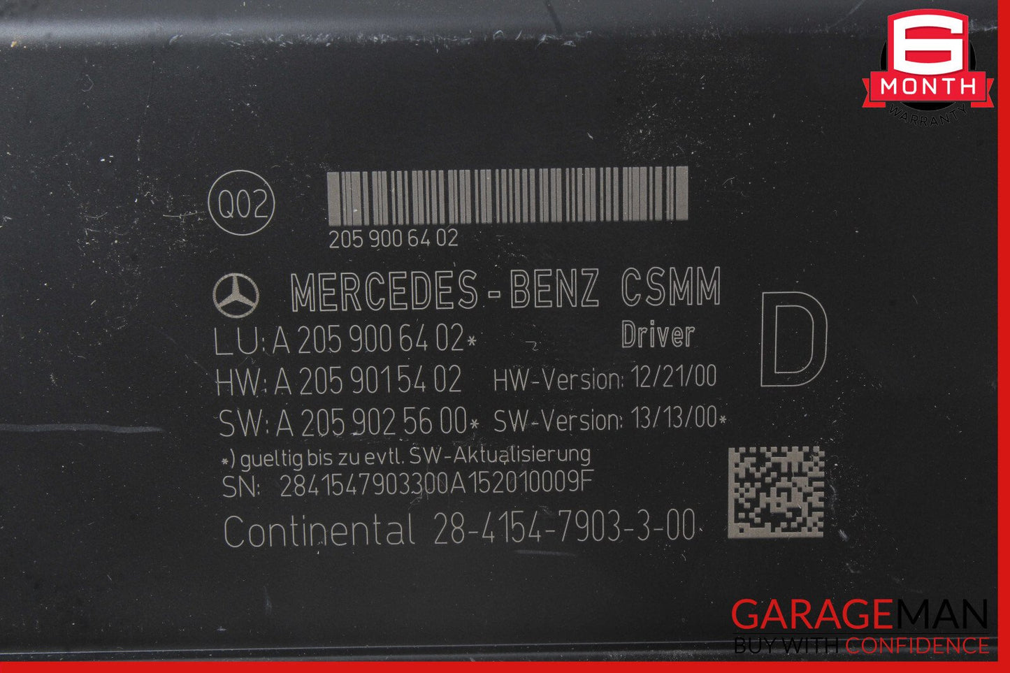 15-20 Mercedes W205 C300 C350e C400 Front Left Side Seat Control Module Unit