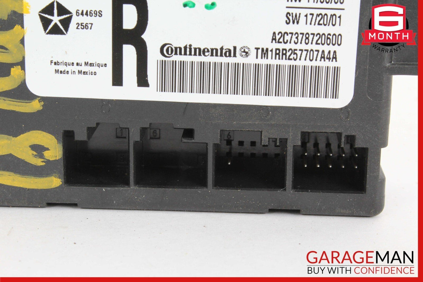 17-20 Maserati Levante Rear Right Passenger Side Door Control Module OEM