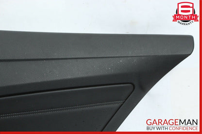 14-16 Mercedes W212 E400 Coupe Rear Right Interior Door Panel Leather Black OEM
