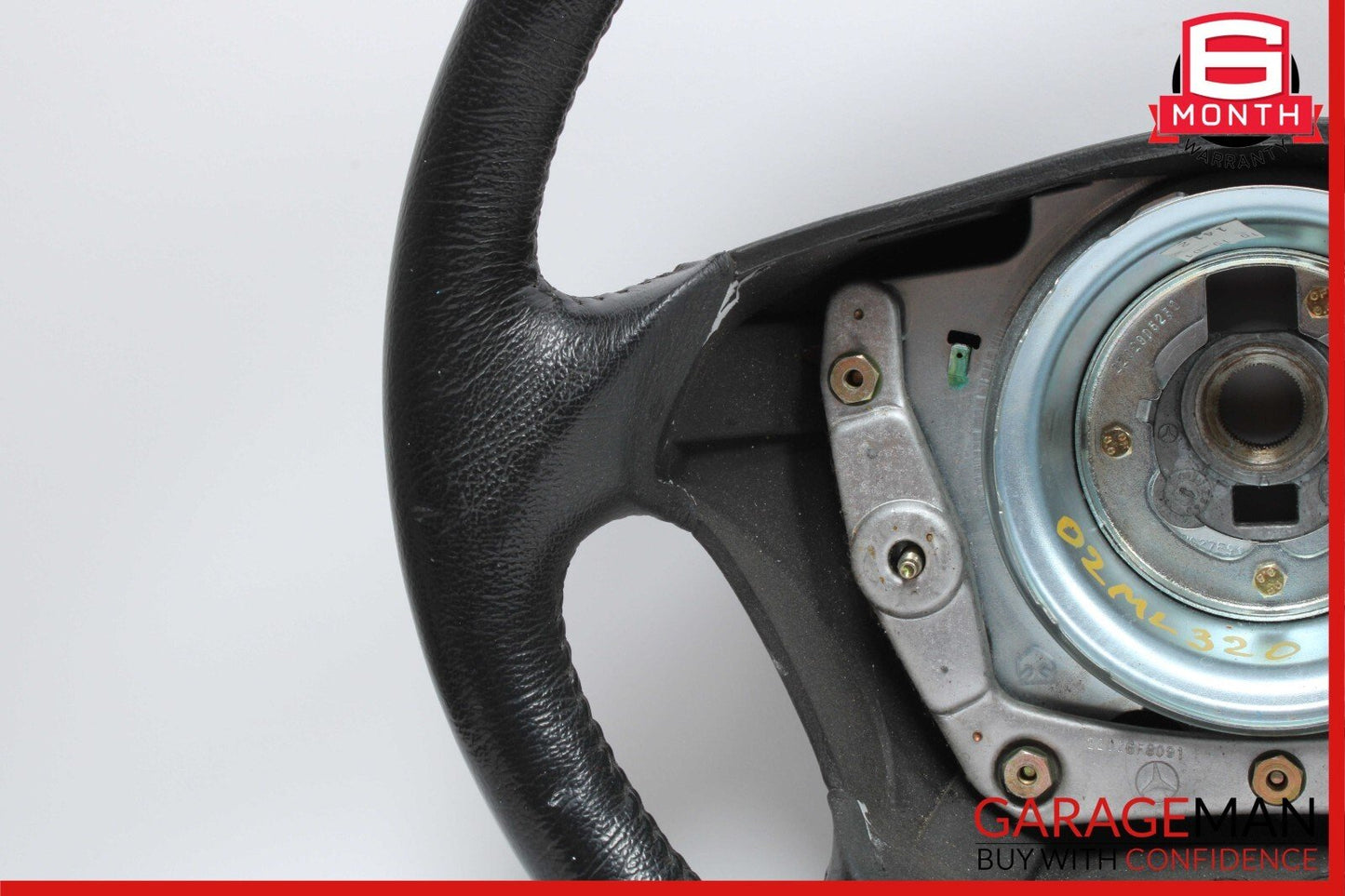 98-05 Mercedes W163 ML320 ML500 ML55 AMG 4 Spoke Driver Steering Wheel Black OEM