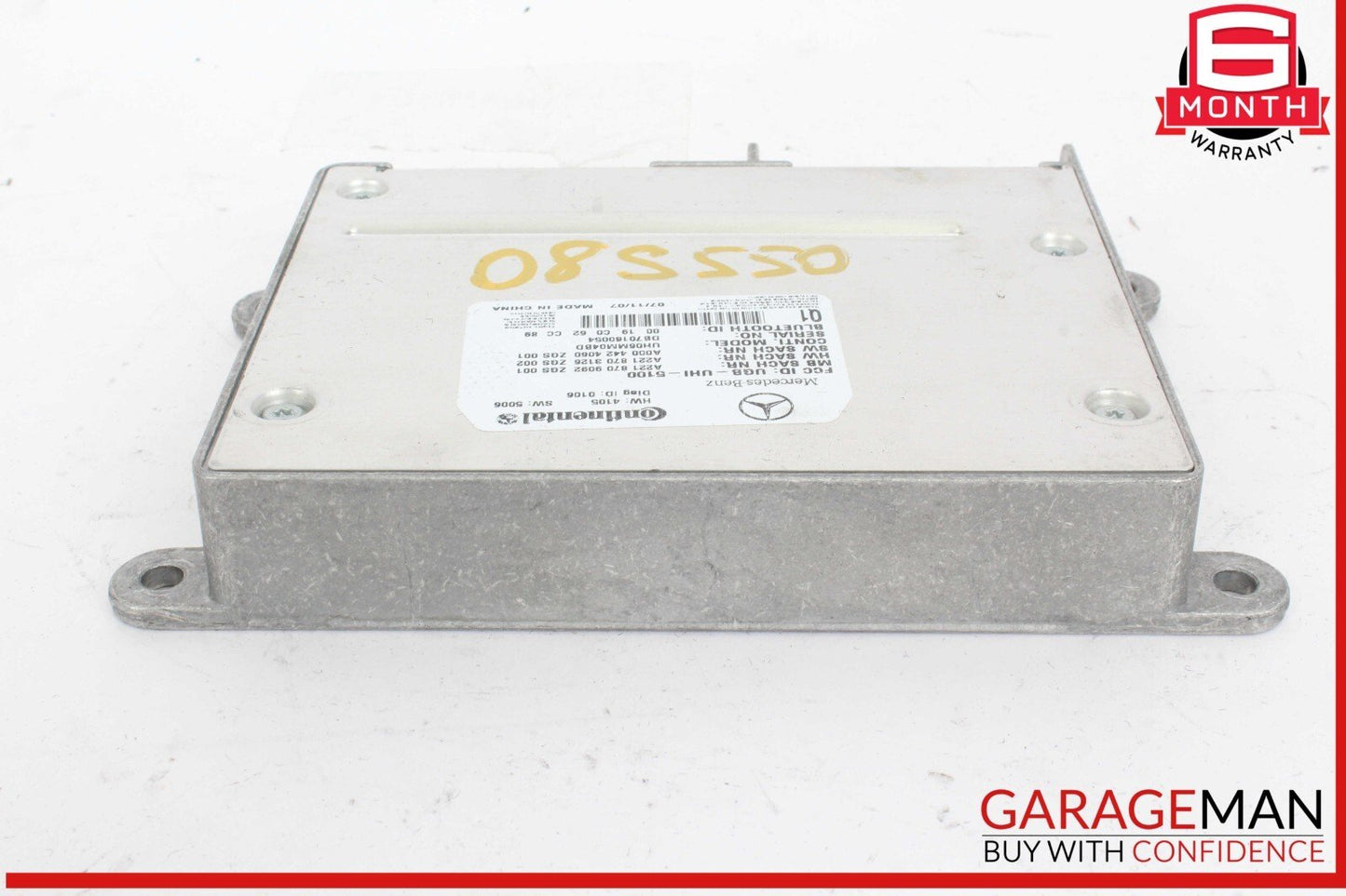 07-13 Mercedes W221 S550 CL550 Bluetooth Communication Controller Module OEM