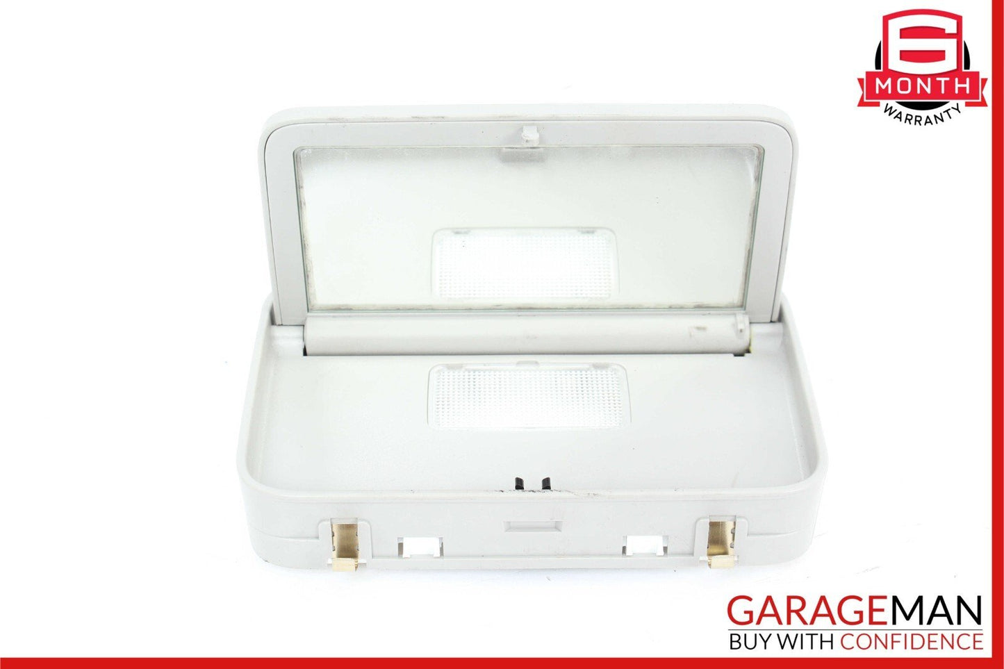 07-09 Mercedes W221 S450 S550 Rear Overhead Vanity Mirror Grey 2218101817 OEM