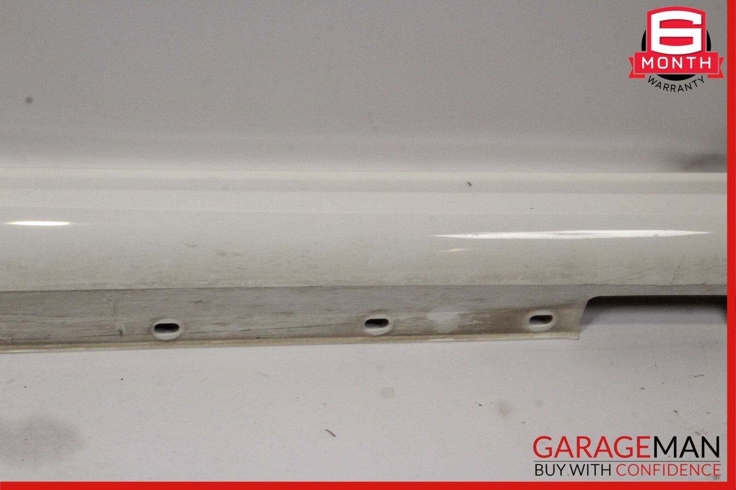12-14 Mercedes W204 C350 Coupe Sport Right Side Rocker Skirt Molding Polar White