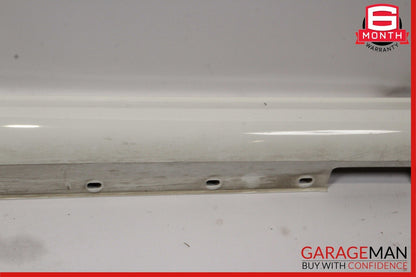 12-14 Mercedes W204 C350 Coupe Sport Right Side Rocker Skirt Molding Polar White