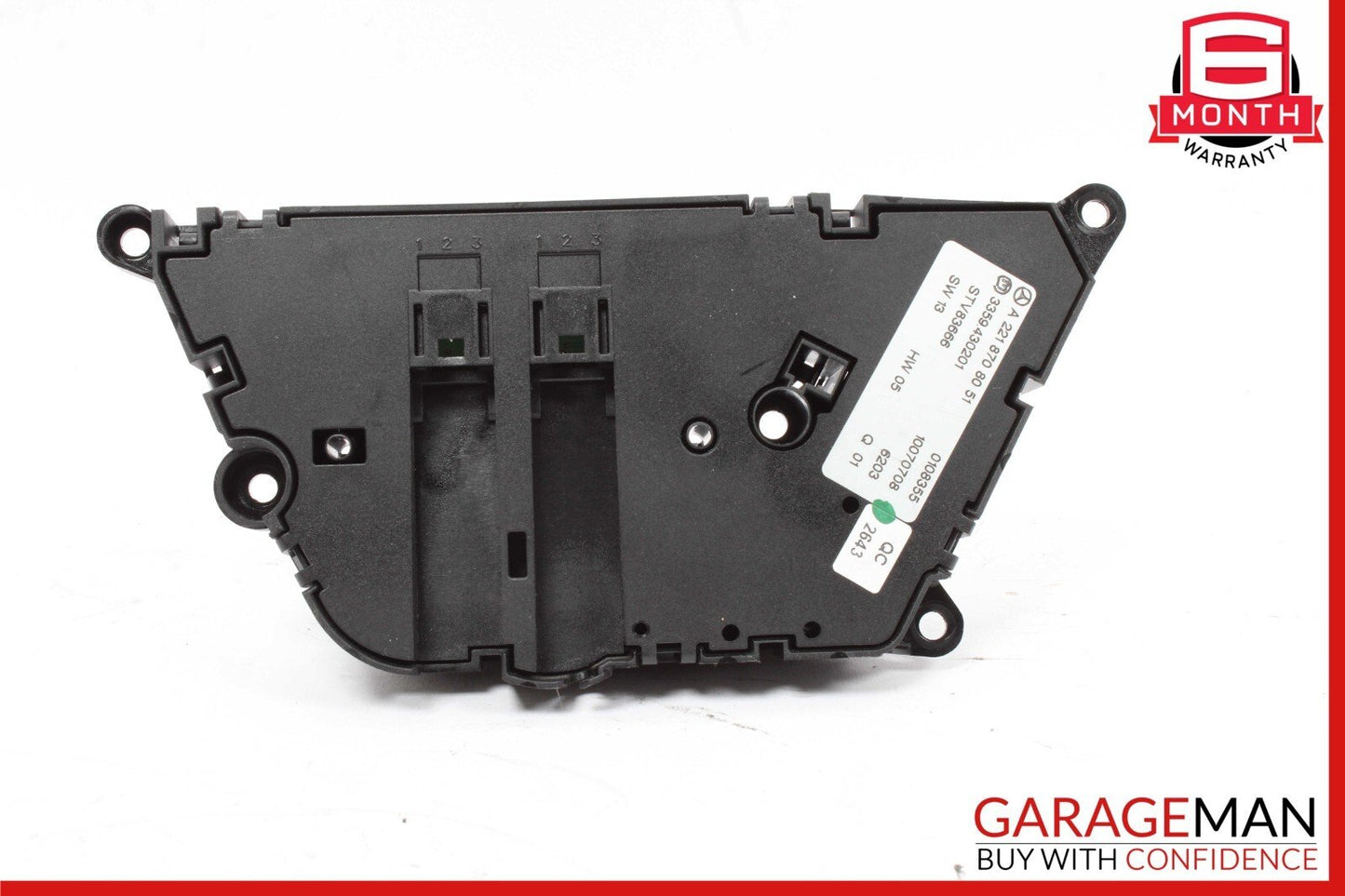07-13 Mercedes W221 S550 S400 Rear Left Side Seat Control Memory Switch OEM