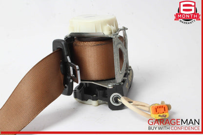 10-16 Porsche Panamera 970 Rear Left or Right Side Seat Belt Brown OEM