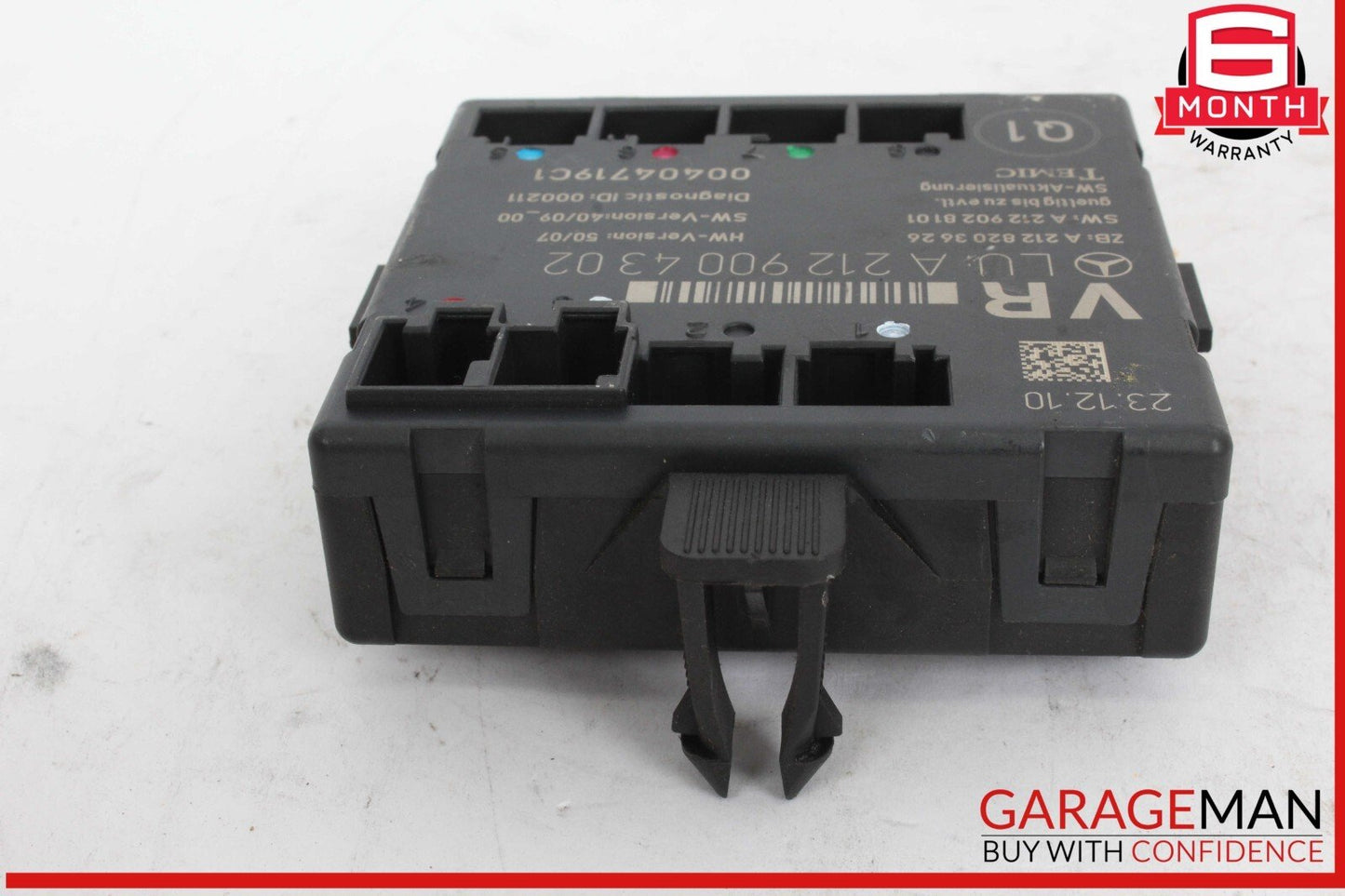 08-18 Mercedes W204 C300 Front Right Passenger Side Door Control Module OEM