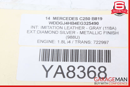 08-14 Mercedes W204 C250 C300 Rear Trunk Rear Back Up View Camera 2048206097 OEM
