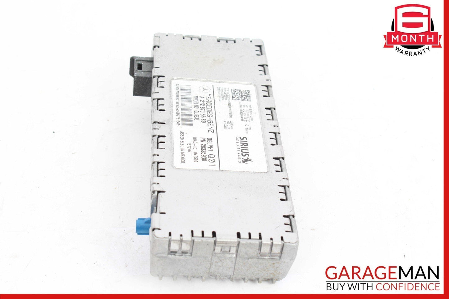 10-17 Mercedes W212 E350 C250 C300 Sirius Satellite Radio Receiver Module Unit