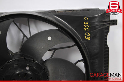 08-18 Mercedes GLK350 C300 Engine Radiator Cooling Fan Shroud Motor Assembly