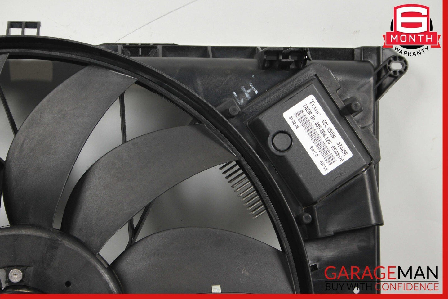 06-12 Mercedes R320 ML350 GL450 Engine Radiator Cooling Fan Motor Shroud Assy