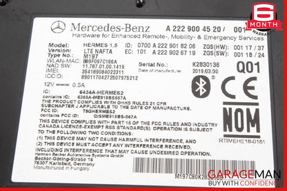 15-20 Mercedes X253 GLC300 Telematics Communication Bluetooth Control Module OEM