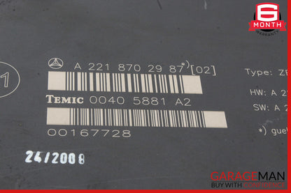 07-13 Mercedes W221 S63 S400 Rear Seat Control Unit Module 2218707293 OEM