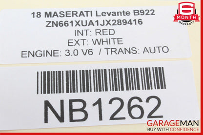 17-20 Maserati Levante M161 Ghibli M157 Rear Right Side Door Control Module OEM