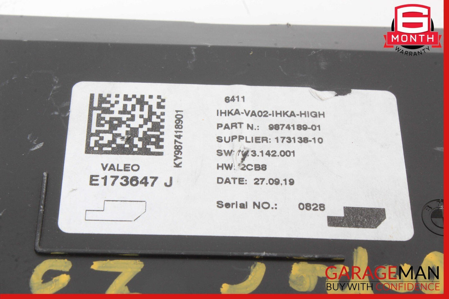 17-24 Mini Cooper Hvac A/C Heater Control Module 9874189 OEM