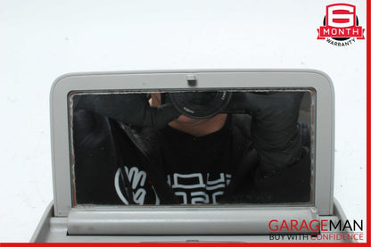 07-09 Mercedes W221 S550 S450 Rear Overhead Vanity Mirror Grey 2218101817 OEM